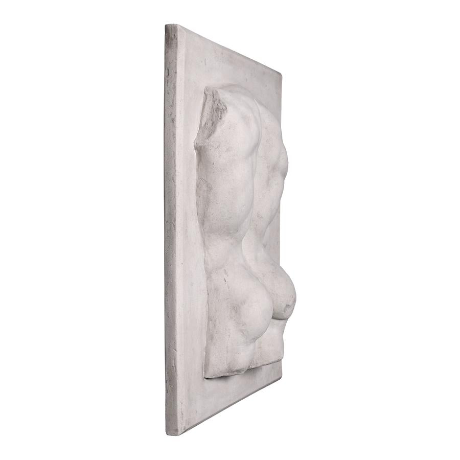 Proper Back Classic Greek Torso Wall Sculpture