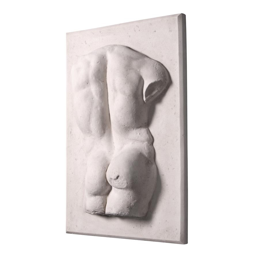 Proper Back Classic Greek Torso Wall Sculpture