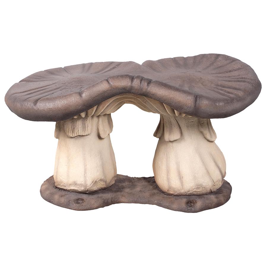 Massive Mystic Mushroom Photo Op Sculptural Bench
