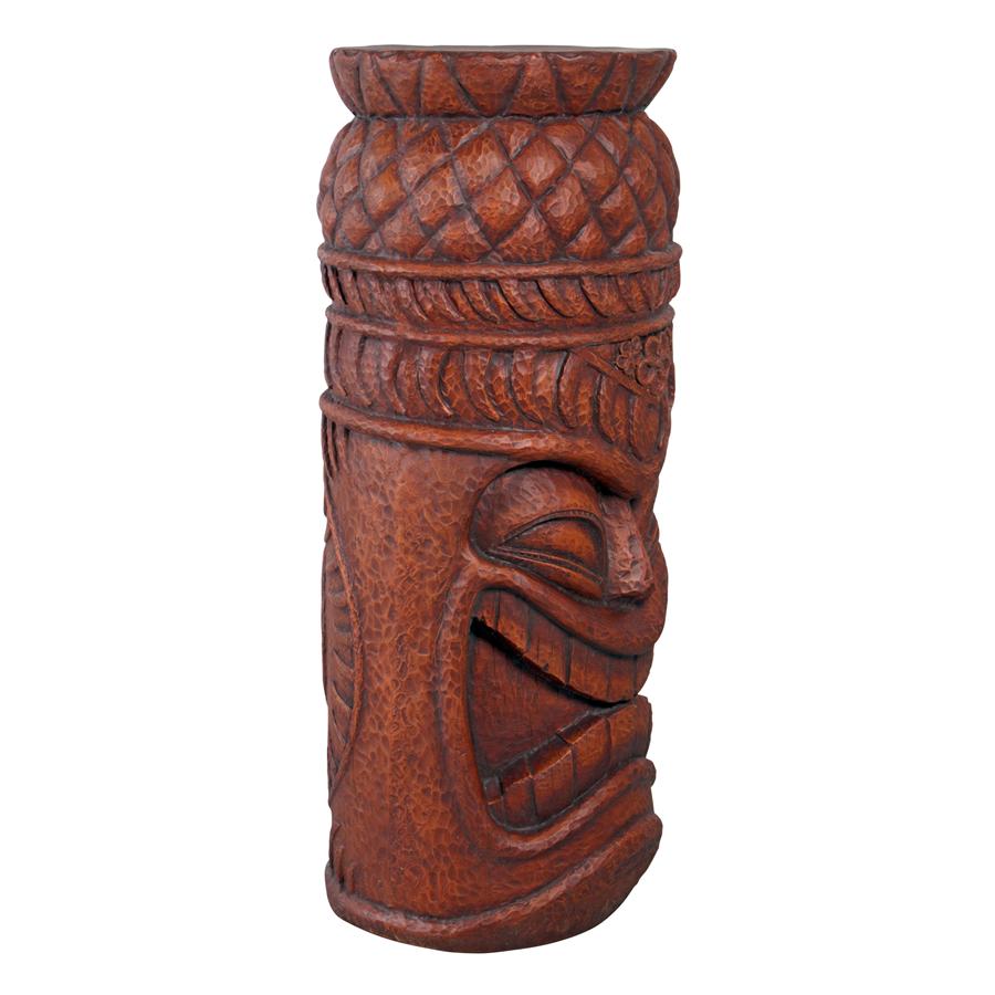 Grand Island Tiki Cocktail Console Table Statue: Each