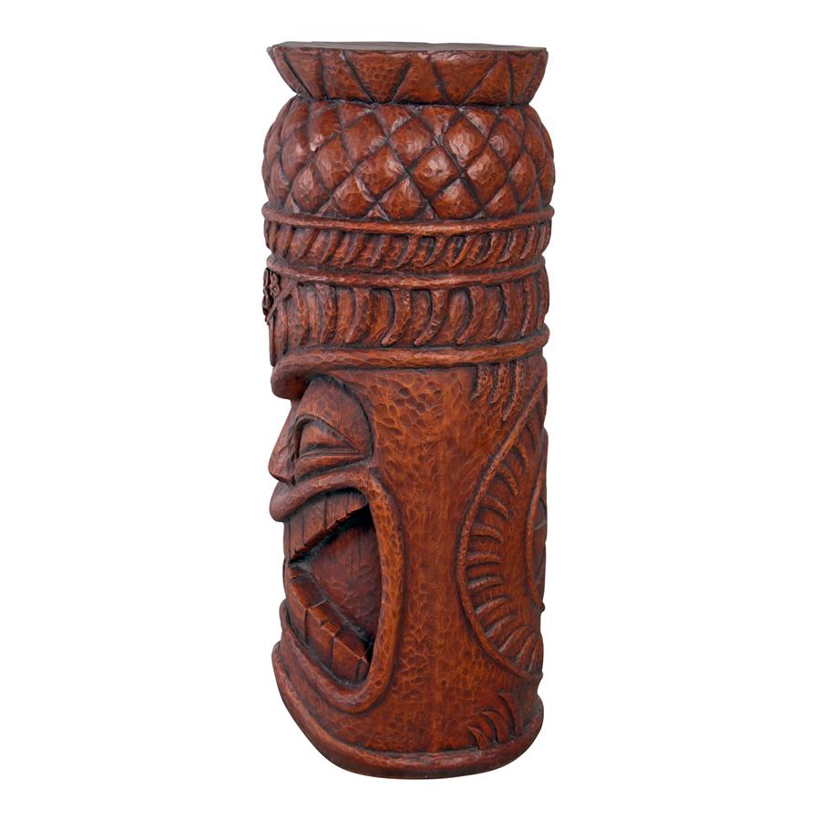 Grand Island Tiki Cocktail Console Table Statue: Each