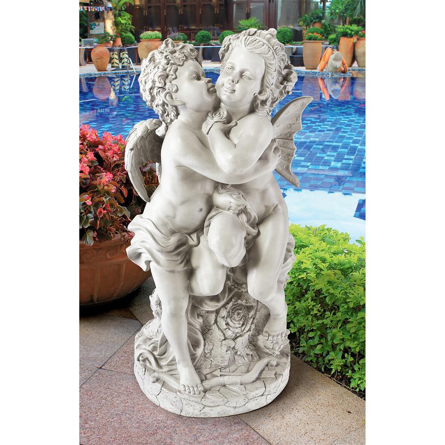 Cupid & Psyche: The First Kiss Garden Statue