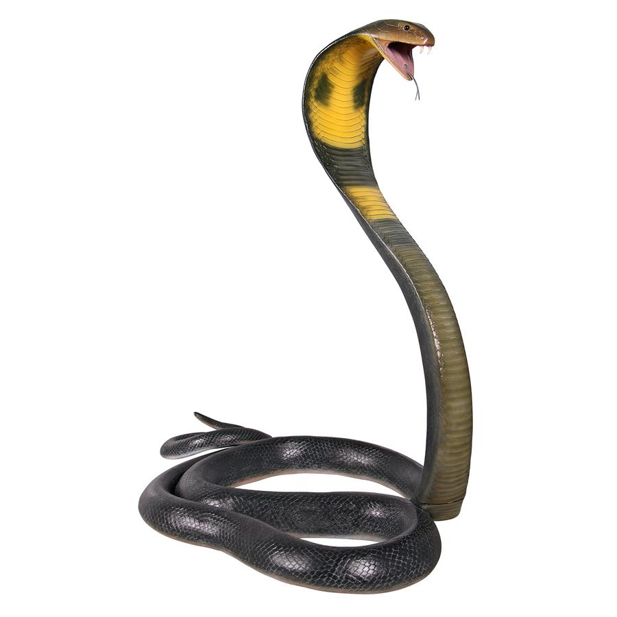 King Cobra Life-Size Snake Statue