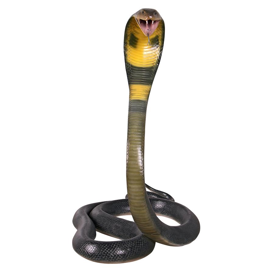 King Cobra Life-Size Snake Statue