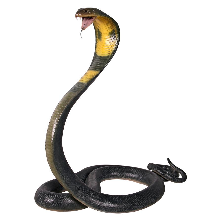 King Cobra Life-Size Snake Statue