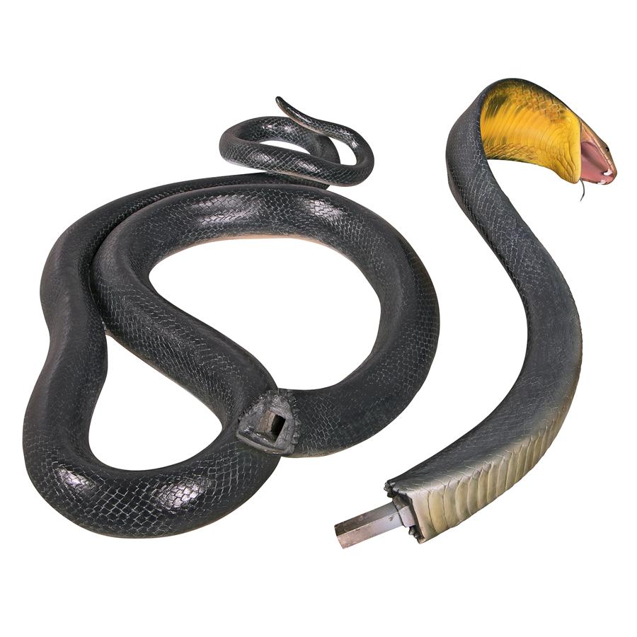 King Cobra Life-Size Snake Statue