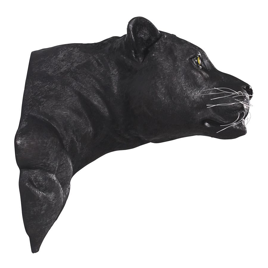 Shadow Predator Black Panther Wall Sculpture