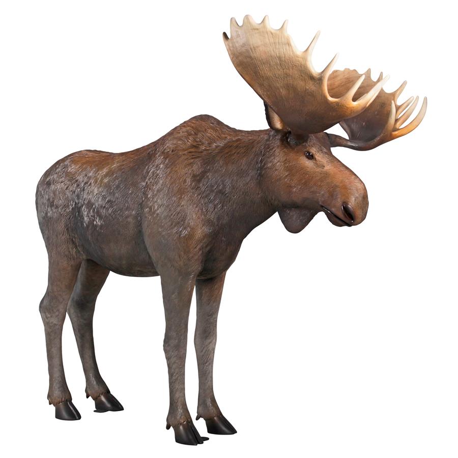 North American Majestic Moose Full Scale Animal Statue