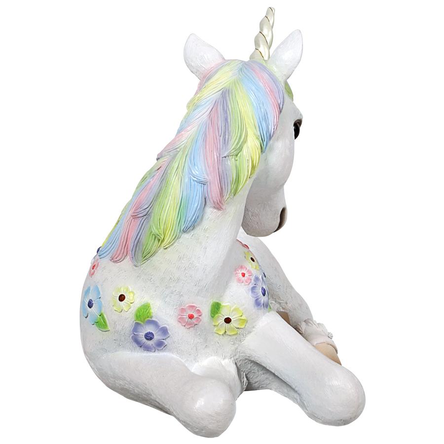 Sparkle the Mystical Magical Resting Unicorn Statue