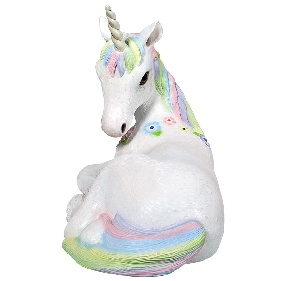 Sparkle the Mystical Magical Resting Unicorn Statue