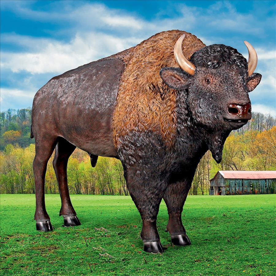Large Scale Buffalo of the Great Plains Statue