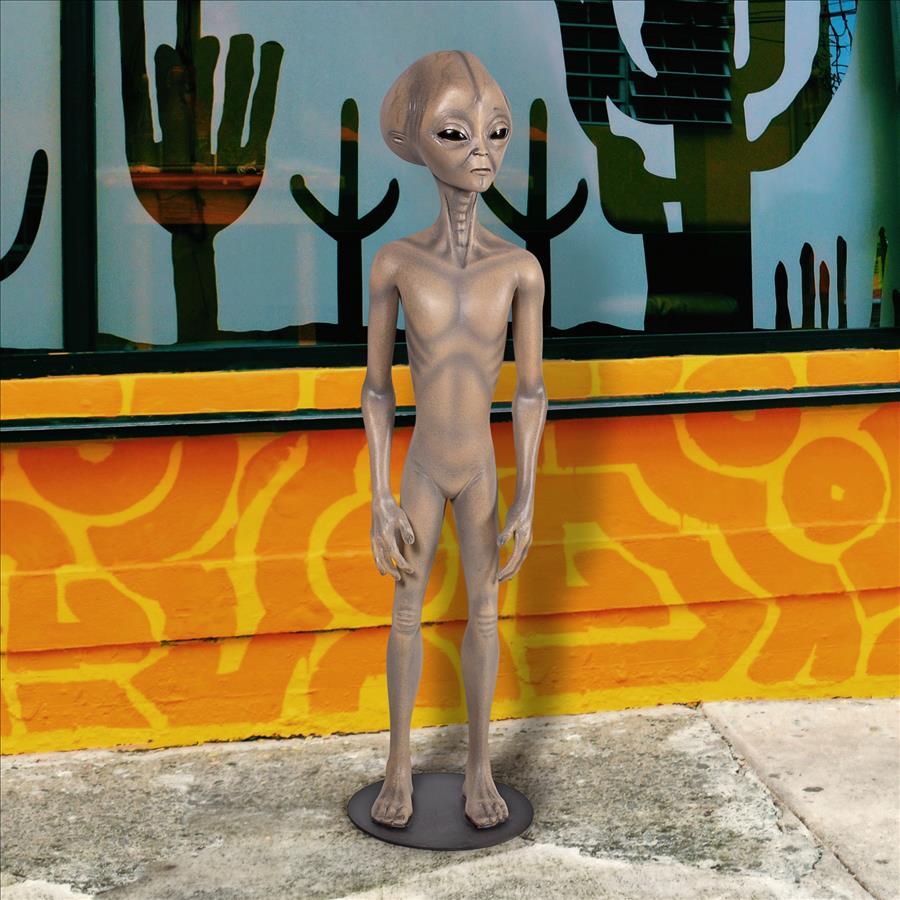 Area 51 Extraterrestrial Outer Space Alien Statue