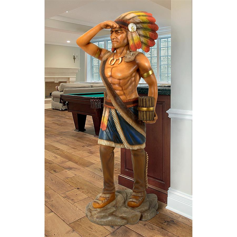Cigar Store Indian Tobacconist Statue: Life-Size