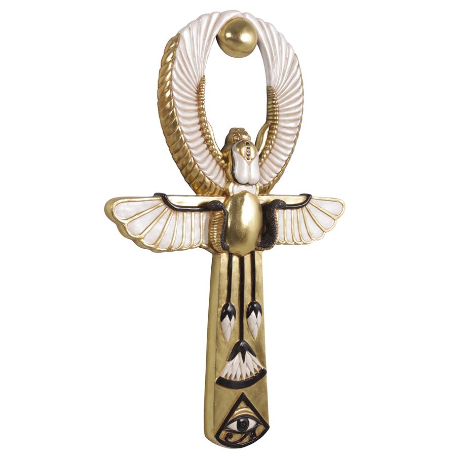 Egyptian Amun-Re Ankh Wall Sculpture