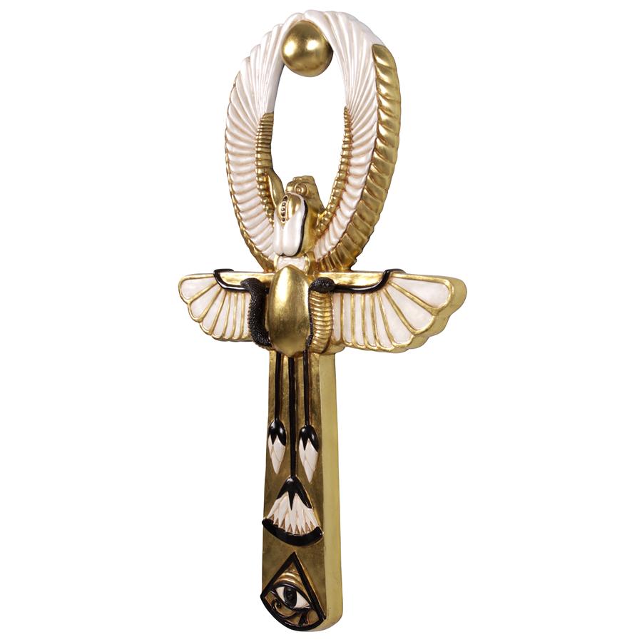 Egyptian Amun-Re Ankh Wall Sculpture