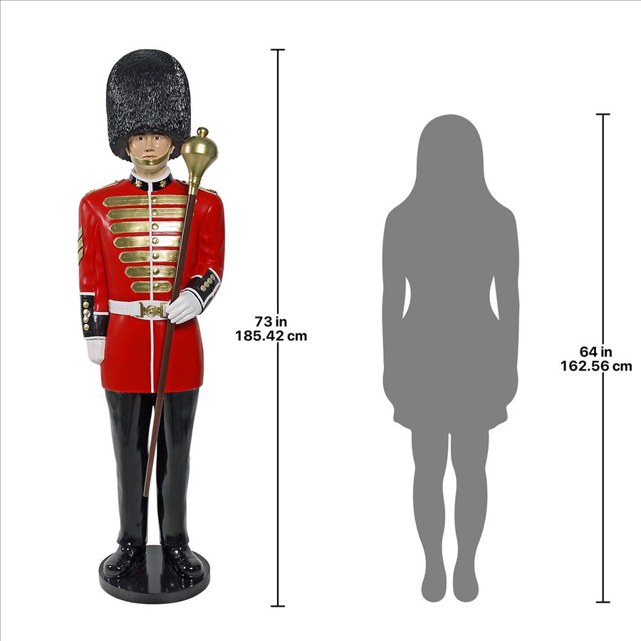 Buckingham Palace King's Royal English Guardsmen Life-Size Statue