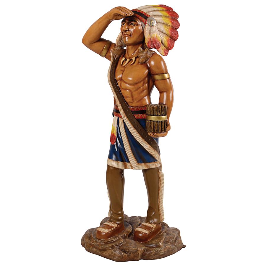 Cigar Store Indian Tobacconist Statue: Large