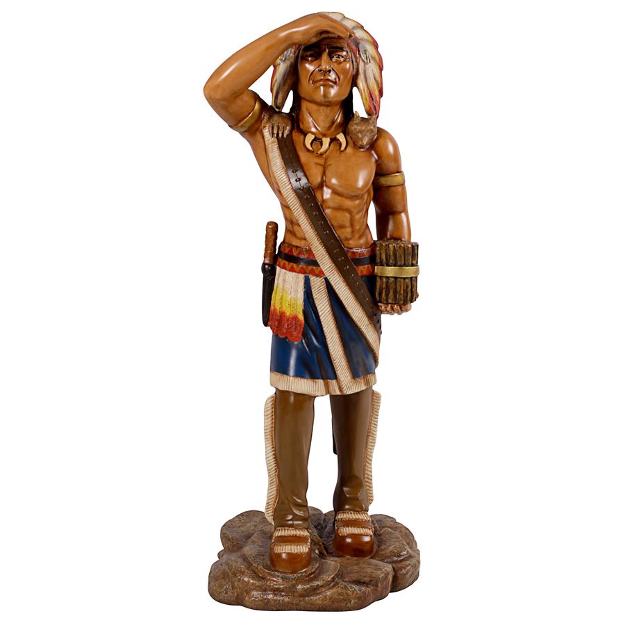 Cigar Store Indian Tobacconist Statue: Large