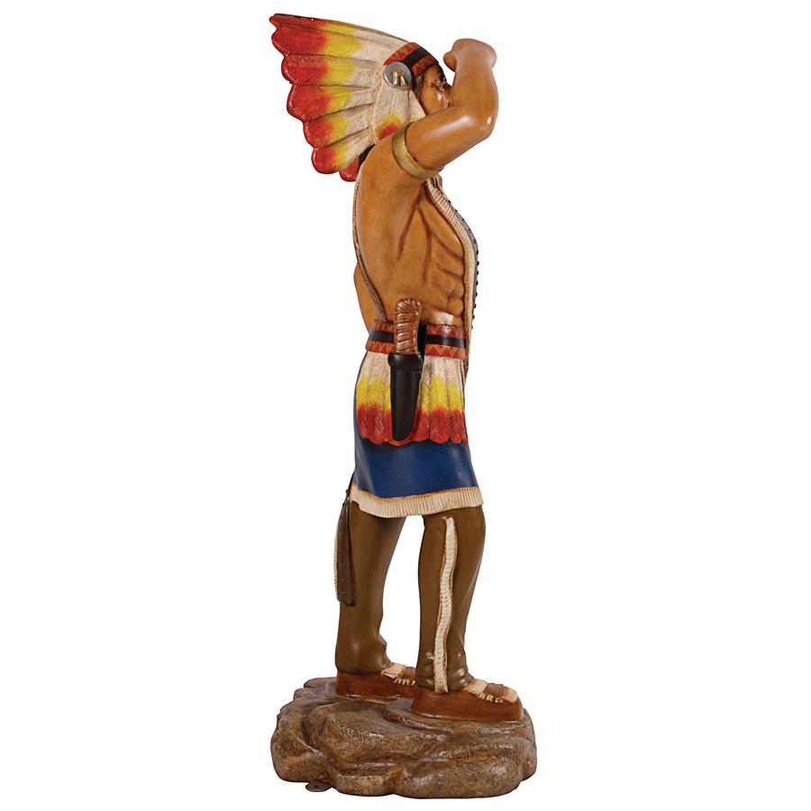 Cigar Store Indian Tobacconist Statue: Large