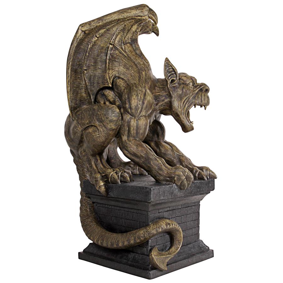 Manchester's Cathedral Gothic Chimera Gargoyle Statue