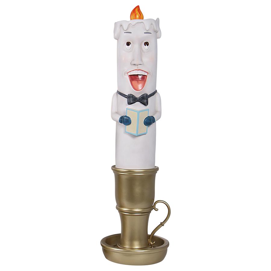 Holiday Luminary Welcoming Candle Door Sentry Statue: Hans