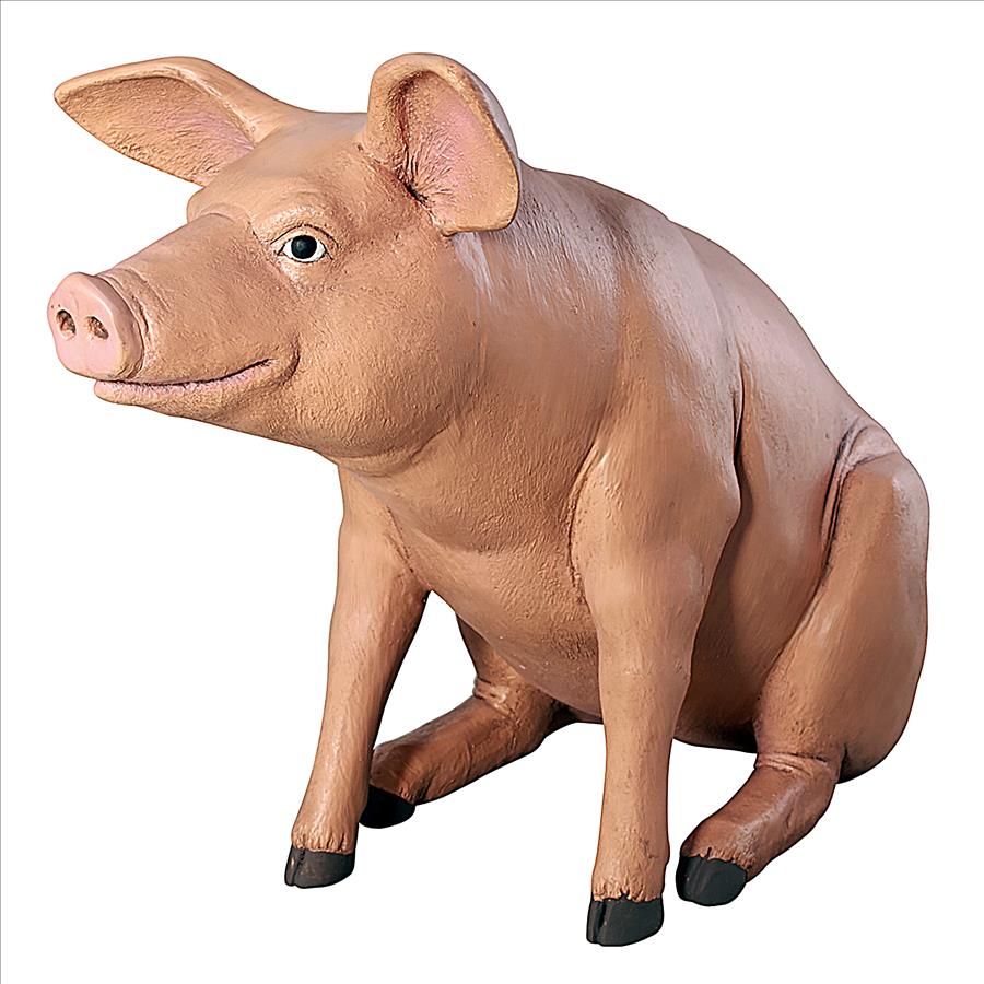 Sitting In Hog Heaven: Giant Pig Statue