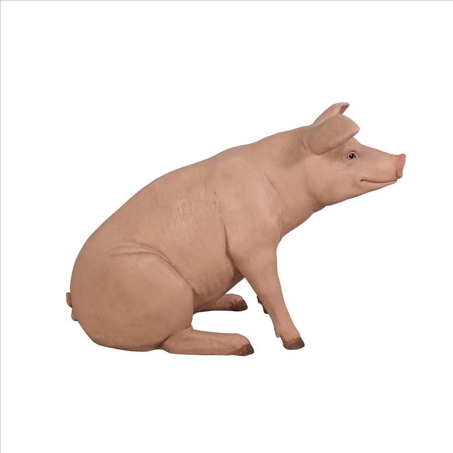 Sitting In Hog Heaven: Giant Pig Statue