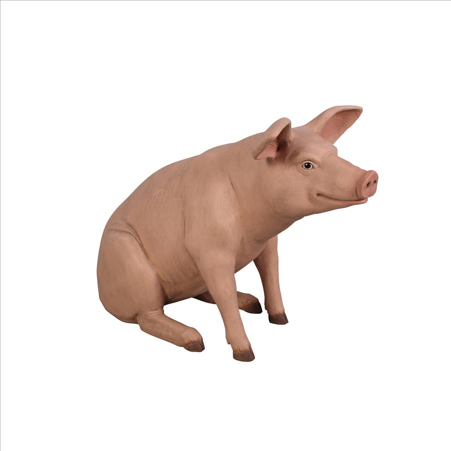 Sitting In Hog Heaven: Giant Pig Statue