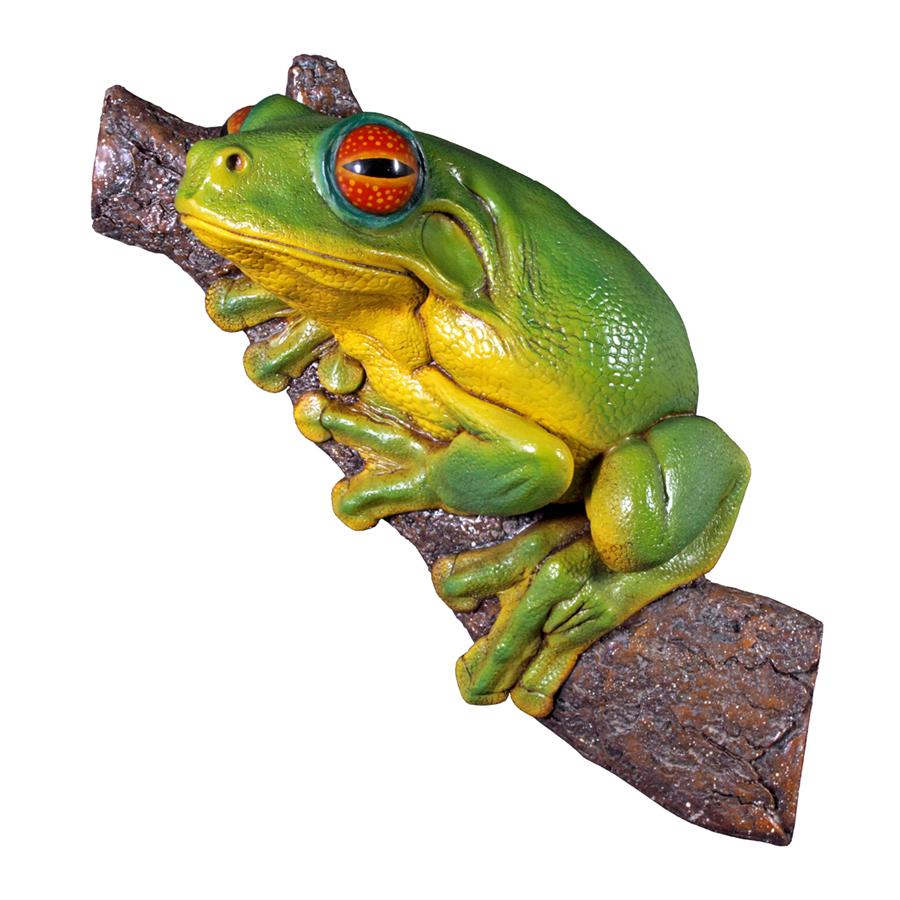 Red-Eyed Tree Frog Garden Statue