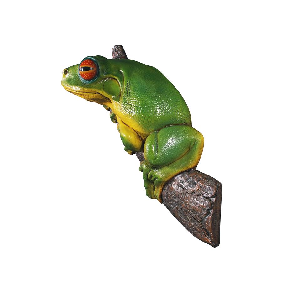 Red-Eyed Tree Frog Garden Statue