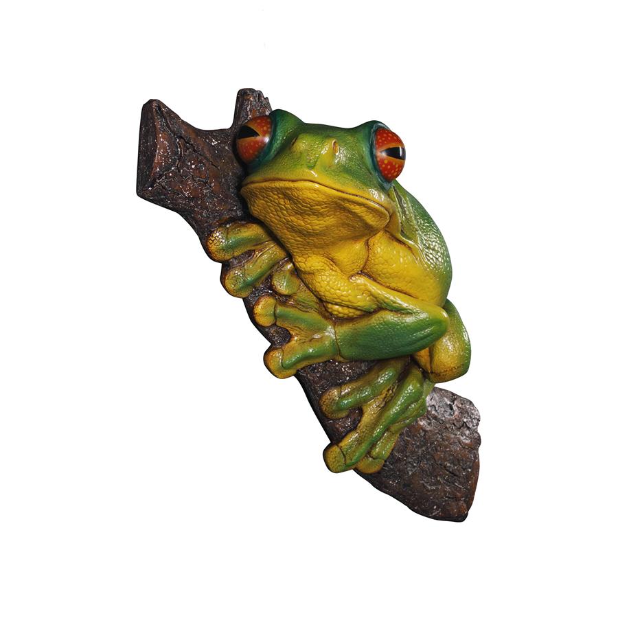 Red-Eyed Tree Frog Garden Statue