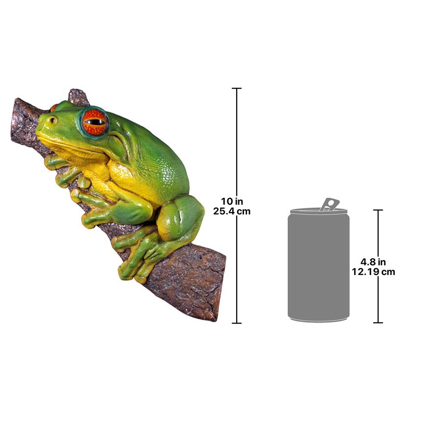 Red-Eyed Tree Frog Garden Statue