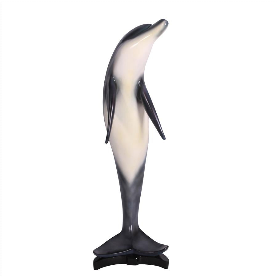 Leaping Sea Dolphin Statue: Large