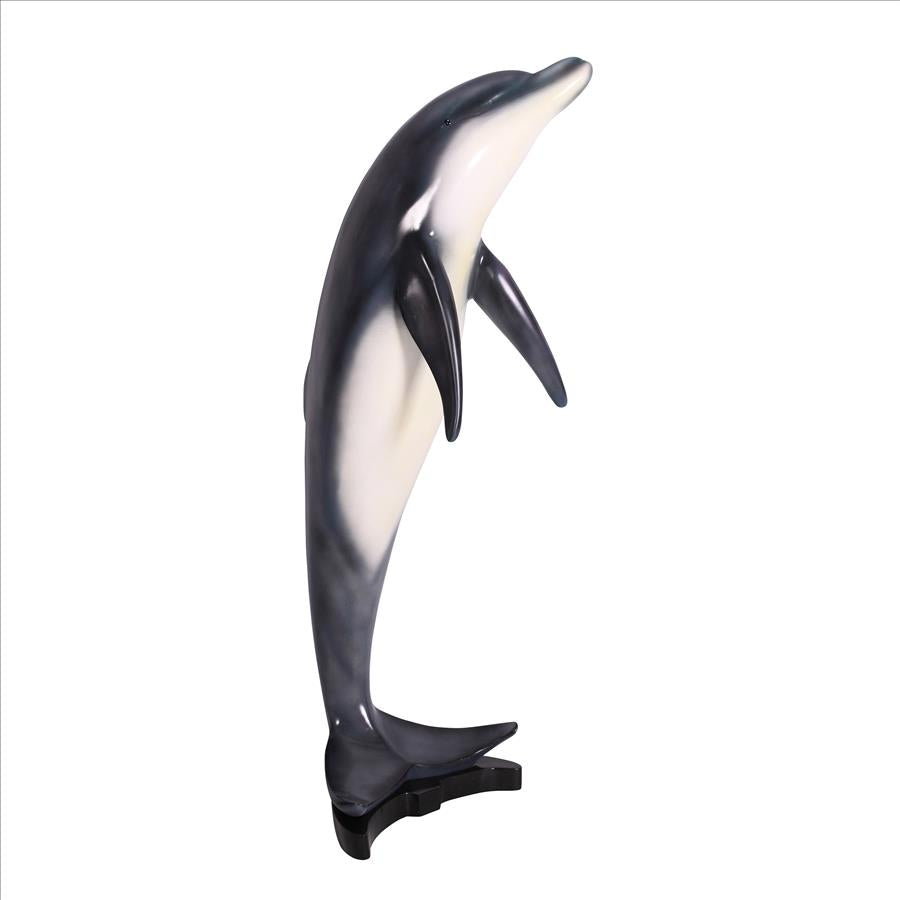 Leaping Sea Dolphin Statue: Large