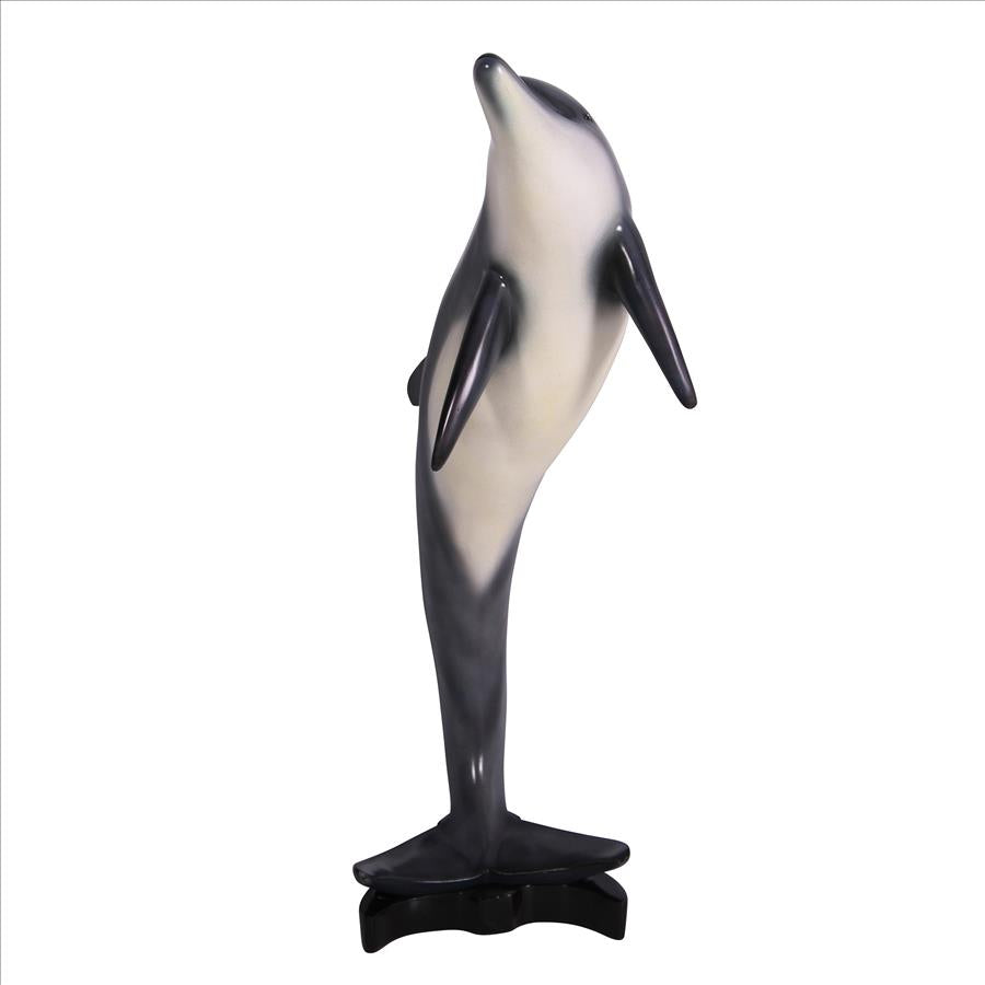 Leaping Sea Dolphin Statue: Medium