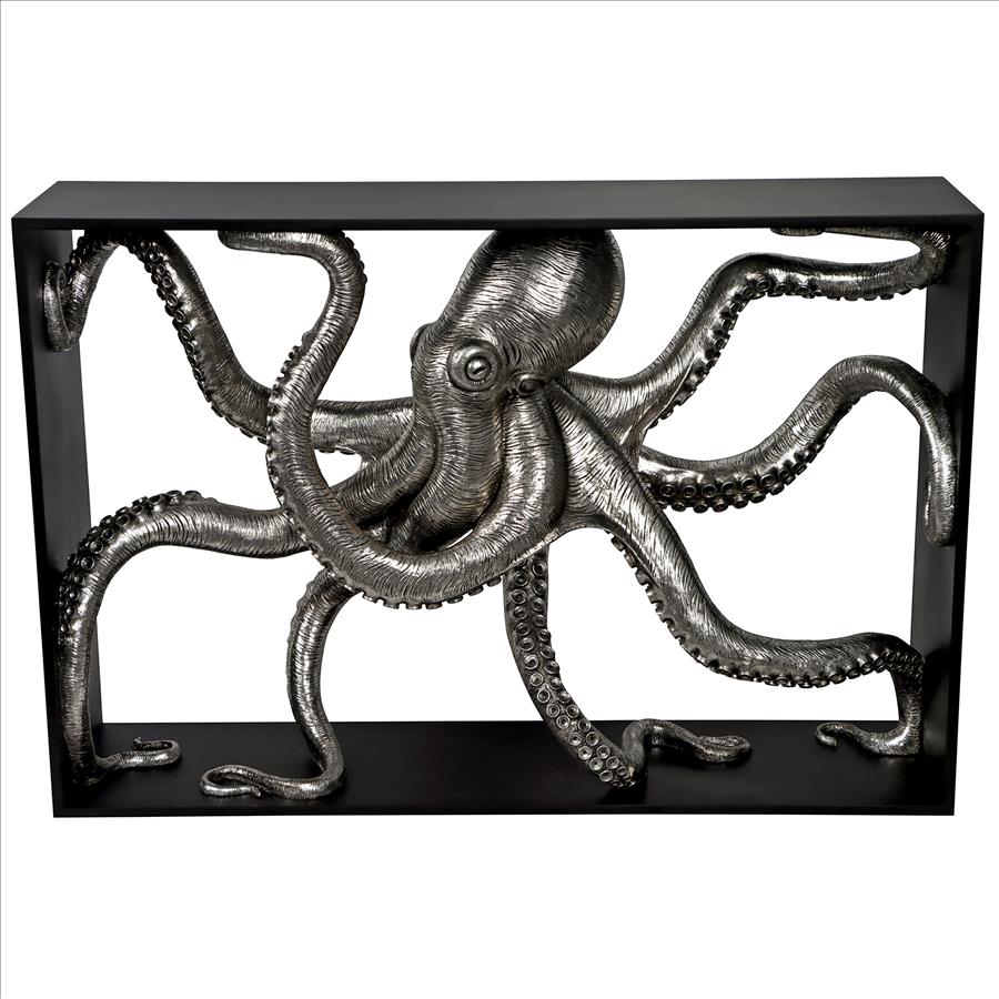 Depths of the Sea Kraken Octopus Console Table