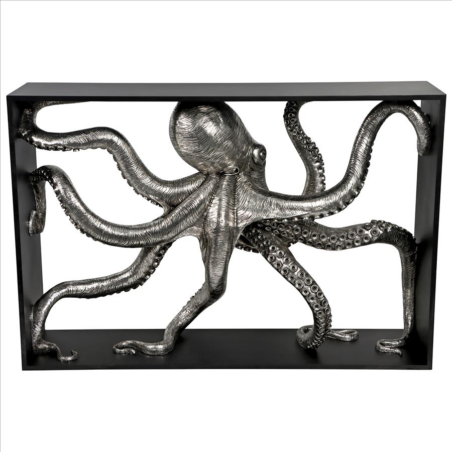 Depths of the Sea Kraken Octopus Console Table