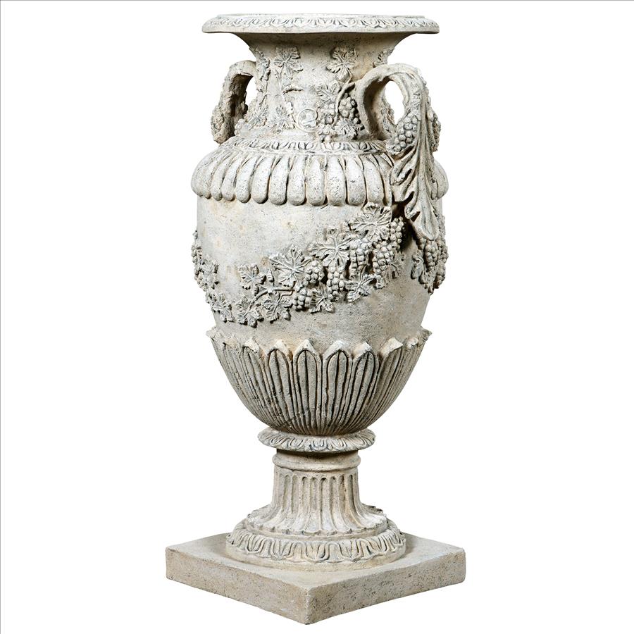 Wine Harvest Oviform Architectural Garden Urn: Each