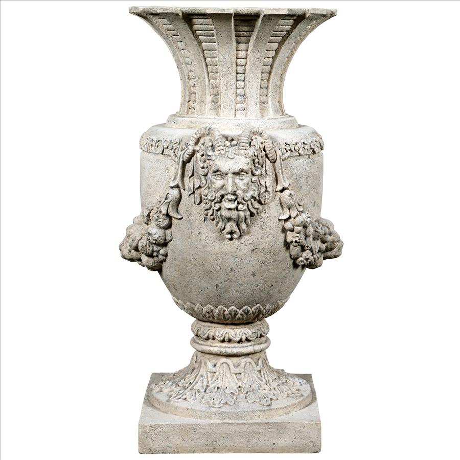 The Greek Pan of Olympus Architectural Garden Urn: Each