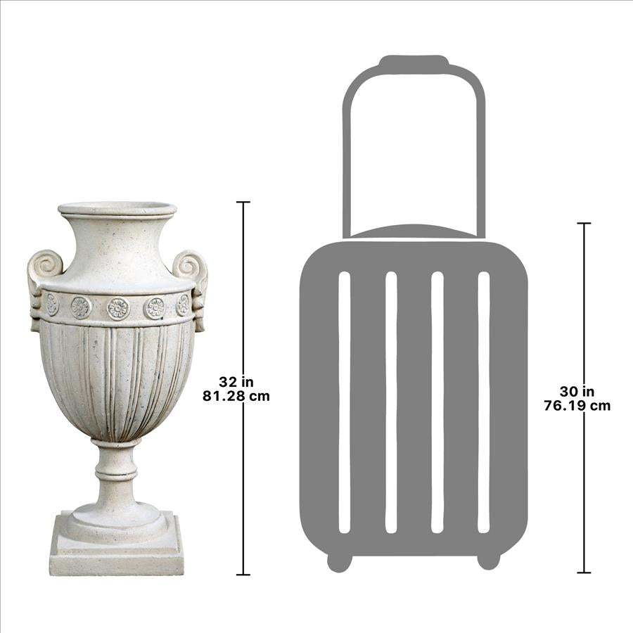 Emperor Roman-Style Architectural Garden Urn: Each