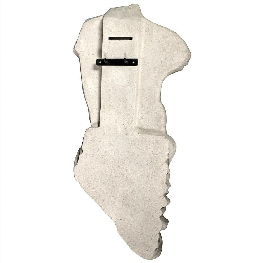 Torso of a Draped Athlete Male Wall Sculpture