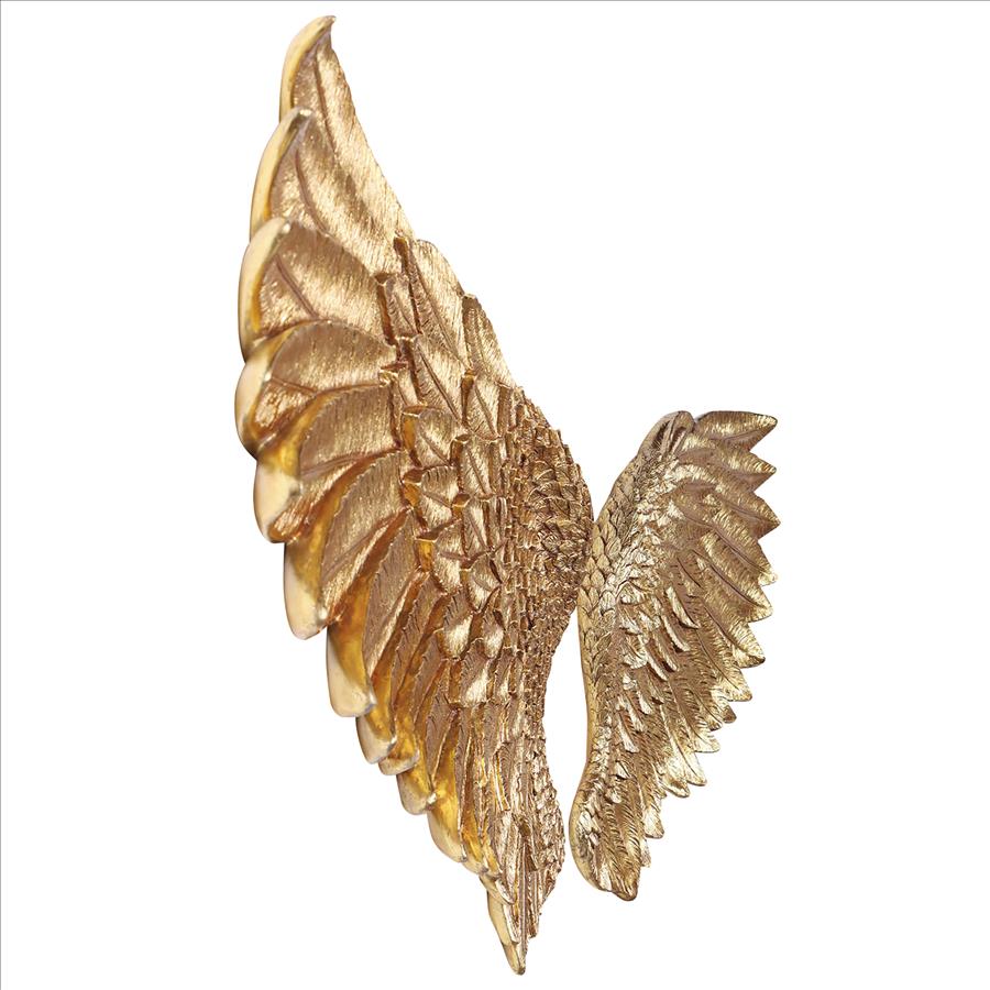 Heaven's Wingspan Interactive Angel Wings Wall Sculpture