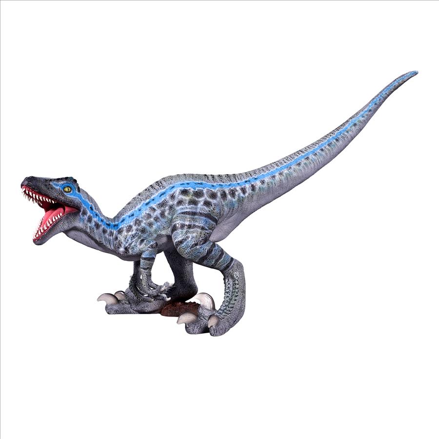 Thunder Jaws Vicious Velociraptor Jurassic Dinosaur Statue