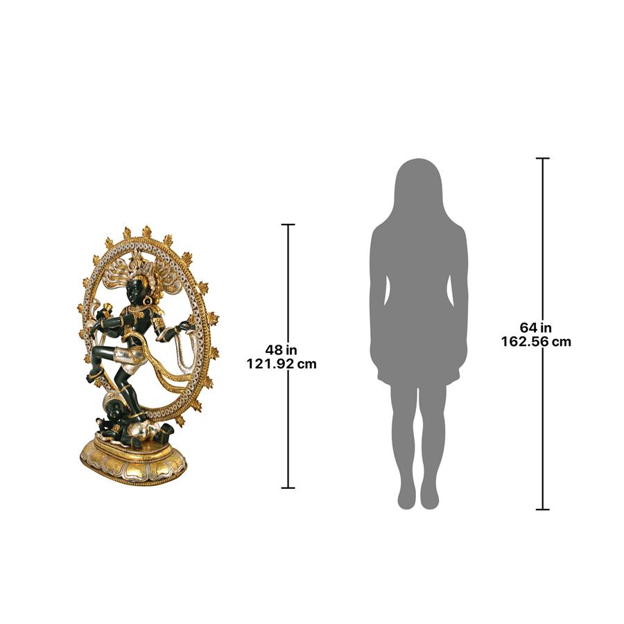 Dancing Shiva God of Cosmic Energy Statue: Grande-Scale