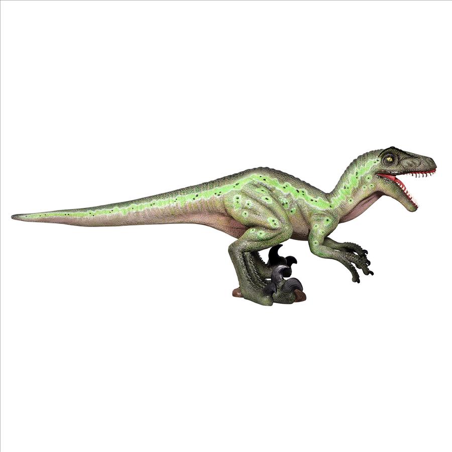 Creepy Claws Vicious Velociraptor Jurassic Dinosaur Statue