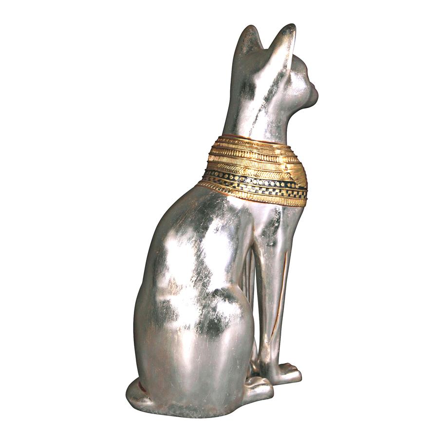 Egyptian Cat Goddess Bastet Statue: Grande