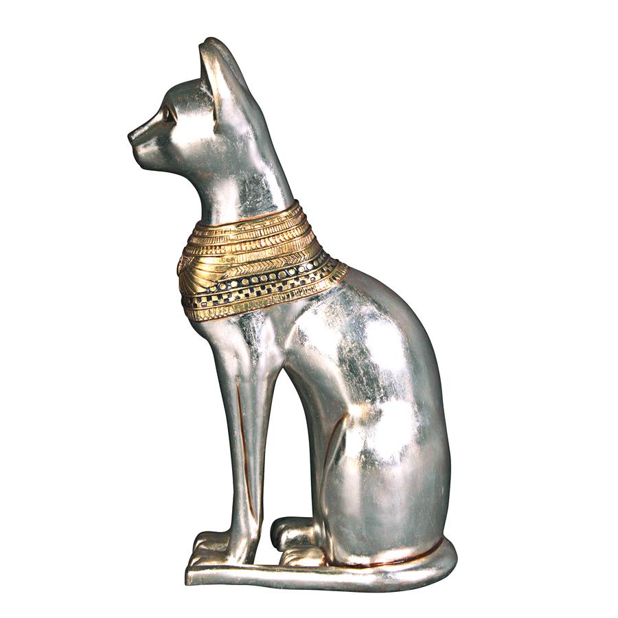 Egyptian Cat Goddess Bastet Statue: Grande