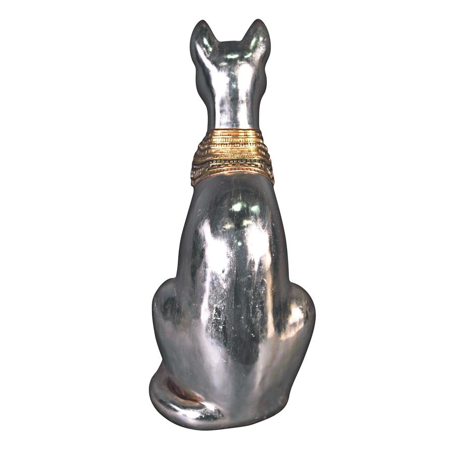 Egyptian Cat Goddess Bastet Statue: Large