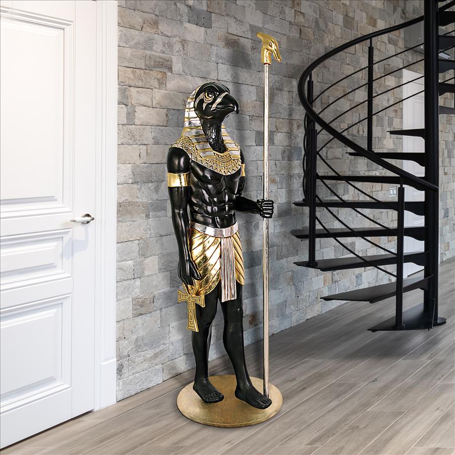 The Egyptian Grand Ruler Collection: Life-Size Horus Statue
