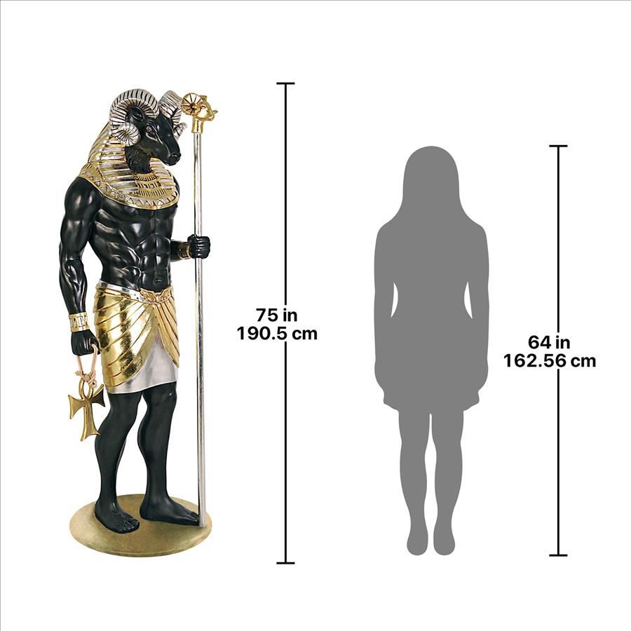 The Egyptian Grand Ruler Collection: Life-Size Khnum Statue